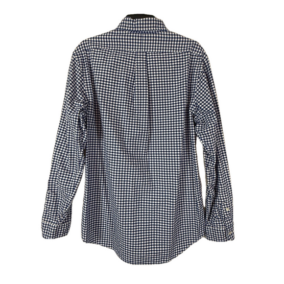Ralph Lauren White Blue Check Casual Long Sleeve Button Down Shirt SKU0697 - Picture 9 of 11